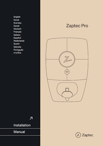 Zaptec Pro installation manual