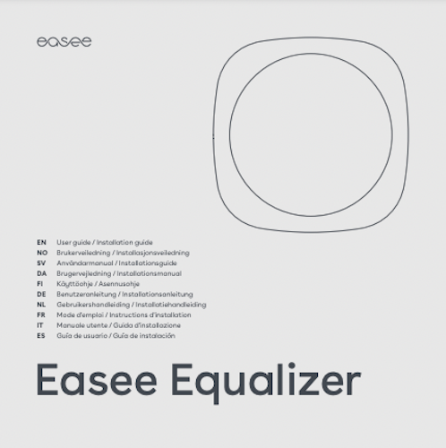 Easee Equalizer installation (SE)