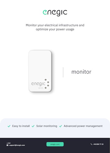 Enegic Monitor product sheet